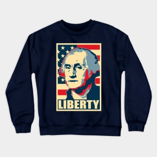 George Washington Liberty Crewneck Sweatshirt